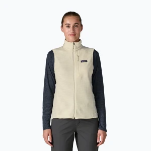 Bezrękawnik damski Patagonia R1 wool white