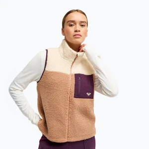 Bezrękawnik damski ROXY Boundless Spirit Vest 2 cafe au lait Brązowy
