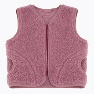 Bezrękawnik dziecięcy KID STORY Merino dusty pink
