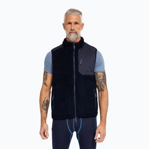 Bezrękawnik męski Dovre Teddy Fleece navy Granatowy