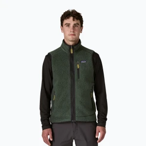 Bezrękawnik męski Patagonia Retro Pile Fleece old growth green
