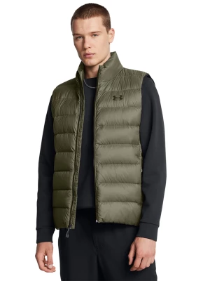 Bezrękawnik puchowy z wypełnieniem naturalnym męski Under Armour Legend Down Vest - oliwkowy/khaki