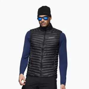 Bezrękawnik NORRONA Trollveggen Down800 Super Light caviar black Norrøna