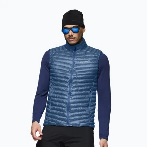 Bezrękawnik NORRONA Trollveggen Down800 Super Light dark blue Norrøna Granatowy
