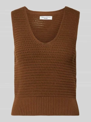 Bezrękawnik o kroju regular fit z czystej bawełny Marc O'Polo DENIM