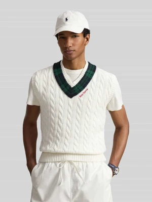 Bezrękawnik o kroju regular fit z czystej bawełny Polo Ralph Lauren