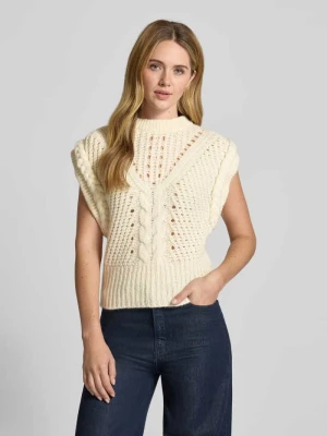 Bezrękawnik o kroju regular fit z mieszanki wełny model ‘FASTINA’ Boss Orange