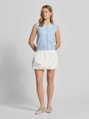 Bezrękawnik o kroju regular fit z mieszanki wiskozy model 'ORINA' Pieces