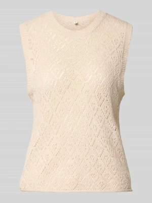 Bezrękawnik o kroju regular fit z okrągłym dekoltem model 'SUNNY' Only