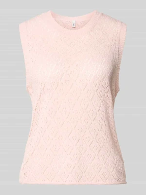 Bezrękawnik o kroju regular fit z okrągłym dekoltem model 'SUNNY' Only