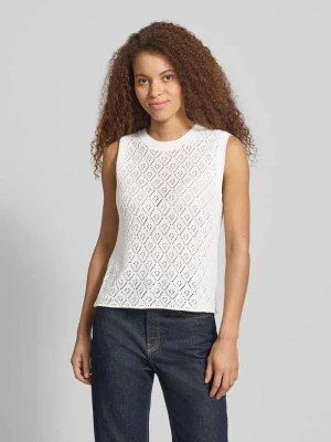 Bezrękawnik o kroju regular fit z okrągłym dekoltem model 'SUNNY' Only