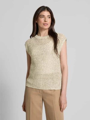 Bezrękawnik o kroju relaxed fit z ażurowej dzianiny s.Oliver RED LABEL