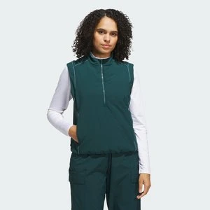 Bezrękawnik o luźnym kroju Beyond The Course Twistweave z krótkim suwakiem Adidas