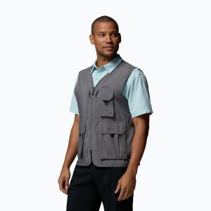 Bezrękawnik trekkingowy męski Columbia Silver Ridge Utility city grey