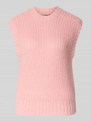 Bezrękawnik z imitacji dzianiny z dodatkiem wełny model ‘Portuna’ Opus