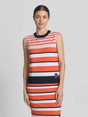 Bezrękawnik z mieszanki lyocellu we wzór na całej powierzchni Marc Cain