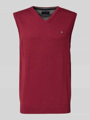 Bezrękawnik z wyhaftowanym logo Christian Berg Men