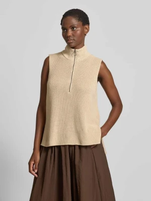 Bezrękawnik ze stójką i zamkiem błyskawicznym model ‘Julia’ Soyaconcept