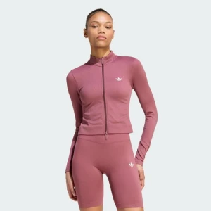 BEZSZWOWA BLUZA DRESOWA ESSENTIALS Adidas Burgundy