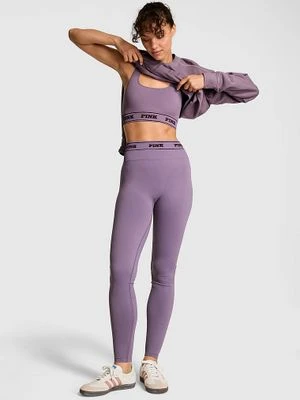 Bezszwowe legginsy z logo Victoria's Secret