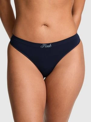 Bezszwowe stringi Victoria's Secret Niebieski