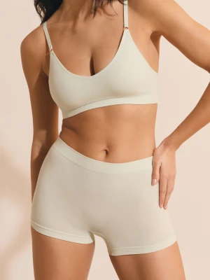 Bezszwowe szorty z bawełny organicznej Etam