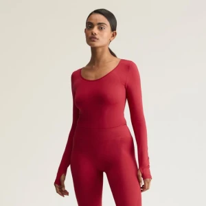 Bezszwowy kombinezon do jogi adidas by Stella McCartney Soft Carmine