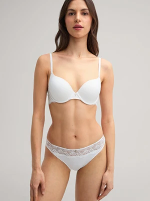 Bezszwowy usztywniany biustonosz w kolorze złamanej bieli Joop