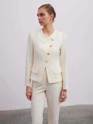 BGN Blezer w kolorze kremowym rozmiar: 38