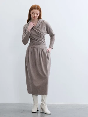BGN Bluza w kolorze szarobrązowym rozmiar: 40