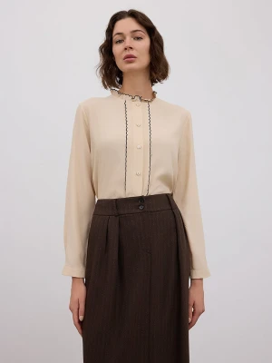 BGN Bluzka w kolorze beżowym rozmiar: 40