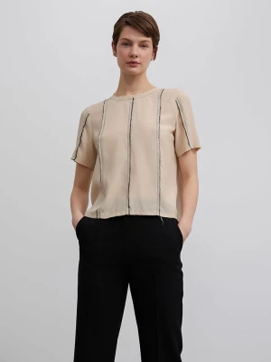 BGN Bluzka w kolorze beżowym rozmiar: 40