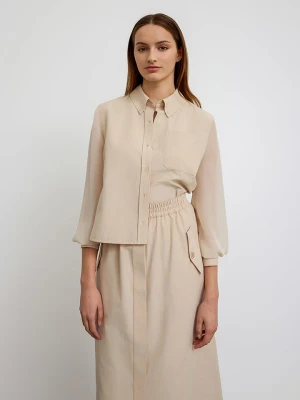 BGN Bluzka w kolorze beżowym rozmiar: 40
