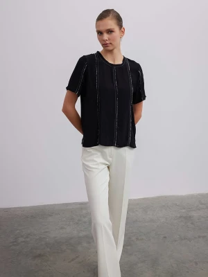 BGN Bluzka w kolorze czarnym rozmiar: 40