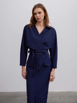 BGN Bluzka w kolorze granatowym rozmiar: 38