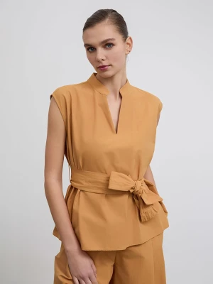 BGN Bluzka w kolorze jasnobrązowym rozmiar: 40