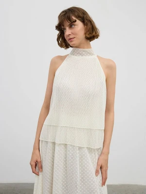 BGN Bluzka w kolorze kremowym rozmiar: 40