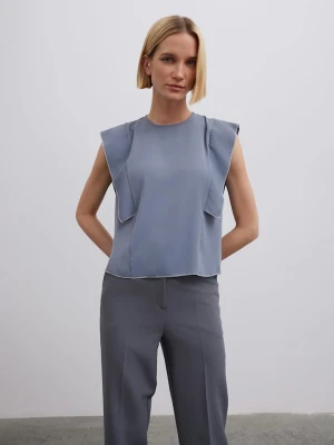BGN Bluzka w kolorze szaroniebieskim rozmiar: 40