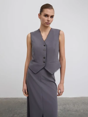 BGN Kamizelka w kolorze antracytowym rozmiar: 40