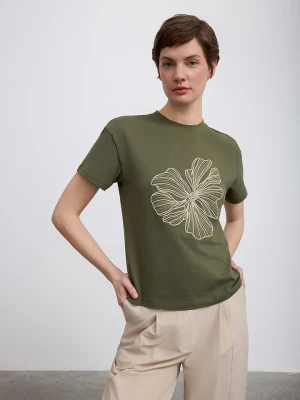 BGN Koszulka w kolorze khaki rozmiar: 40