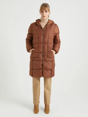 BGN Płaszcz pikowany w kolorze karmelowym rozmiar: 38