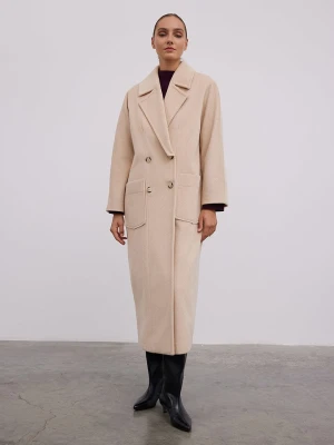 BGN Płaszcz przejściowy w kolorze beżowym rozmiar: 36