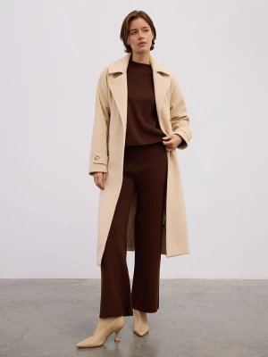 BGN Płaszcz przejściowy w kolorze beżowym rozmiar: 40