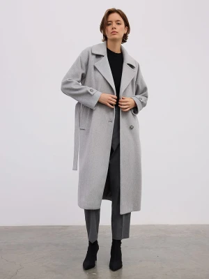 BGN Płaszcz przejściowy w kolorze jasnoszarym rozmiar: 38