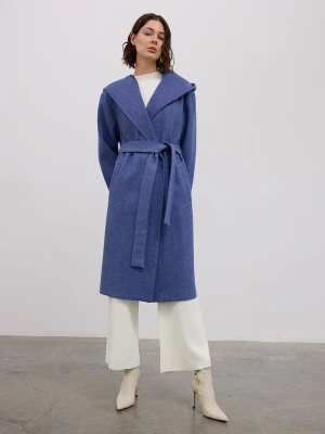 BGN Płaszcz przejściowy w kolorze niebieskim rozmiar: 38