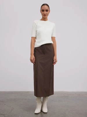 BGN Spódnica w kolorze brązowym rozmiar: 38