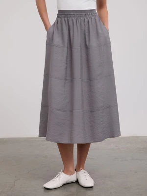BGN Spódnica w kolorze szarym rozmiar: 40