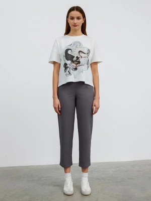 BGN Spodnie w kolorze antracytowym rozmiar: 34