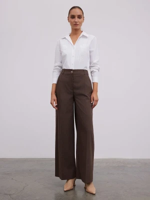 BGN Spodnie w kolorze brązowym rozmiar: 38