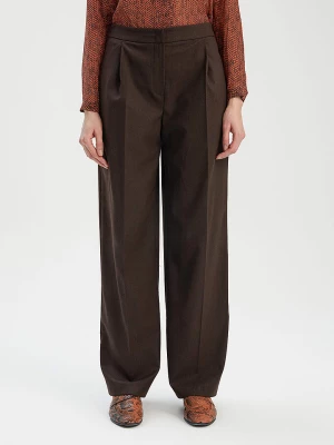 BGN Spodnie w kolorze brązowym rozmiar: 34